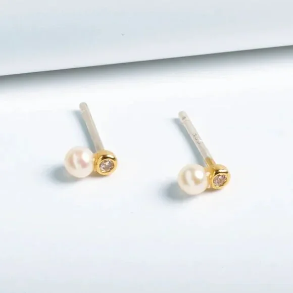 Madewell Jewelry Madewell Pearl Earrings Madewell Demi-Fine Bezel